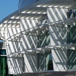 Aluminum Louvers Sunshades KVCC
