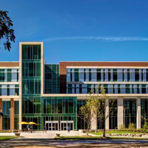 Engineered Curtainwall WMU Sangren 2